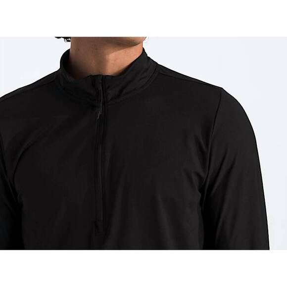 NEW THE NORTH FACE dune sky quarter zip jacket in black